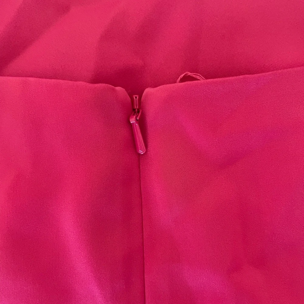 NBD Abra Pink Satin Ruched Mini Dress - Picture 9 of 12